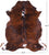 Tricolor Natural Cowhide Rug - Large 6'7"H x 6'2"W