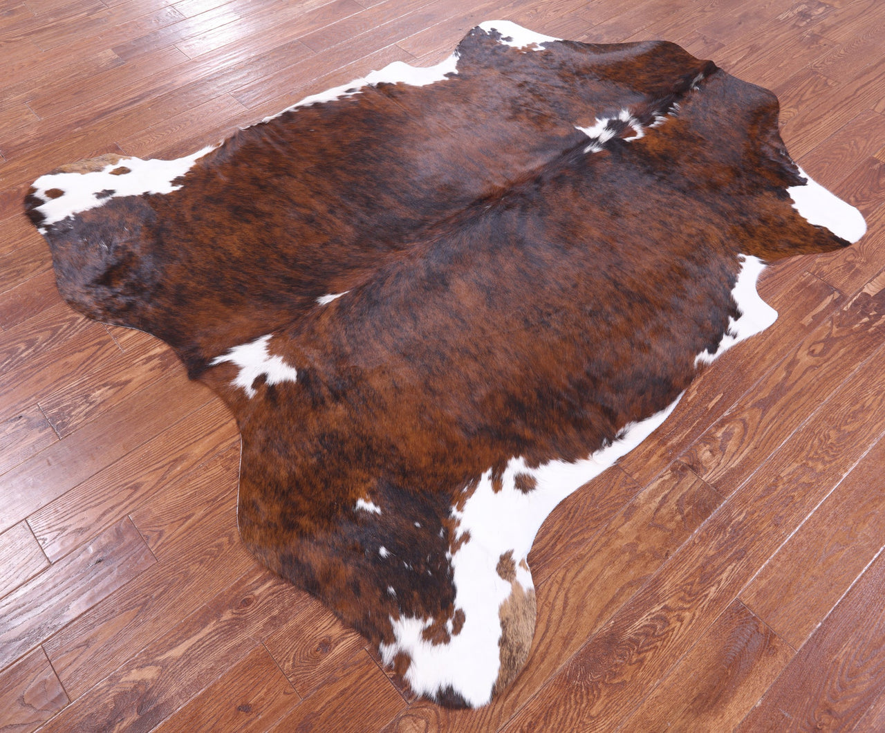 Tricolor Natural Cowhide Rug - Large 6'7"H x 6'2"W