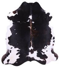 Thumbnail for Black & White Natural Cowhide Rug - Large 7'5