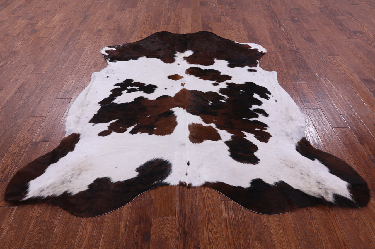 Tricolor Natural Cowhide Rug - Large 7'3"H x 7'1"W