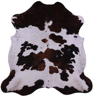 Thumbnail for Tricolor Natural Cowhide Rug - Large 7'3