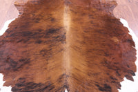 Thumbnail for Brindle Natural Cowhide Rug - XLarge 7'1