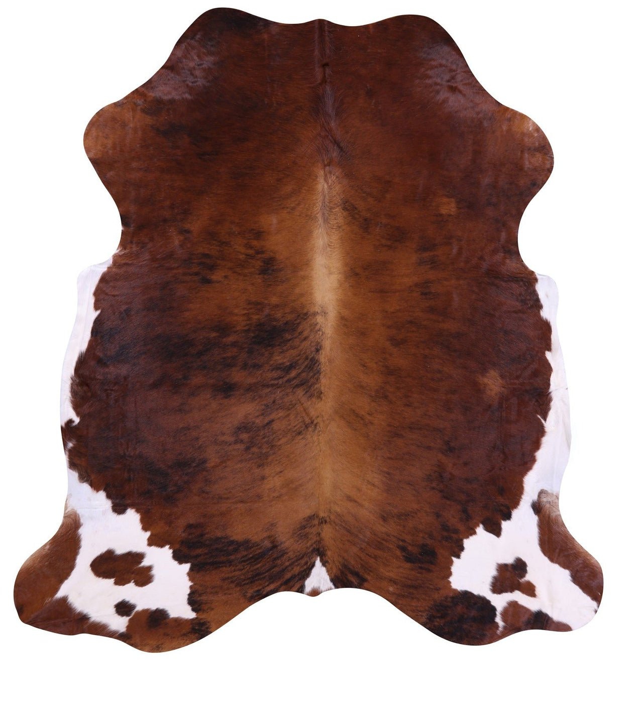 Brindle Natural Cowhide Rug - XLarge 7'1"H x 6'7"W