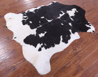 Thumbnail for Black & White Natural Cowhide Rug - Large 6'8