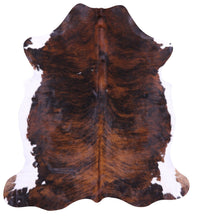 Thumbnail for Brindle Natural Cowhide Rug - Large 6'11