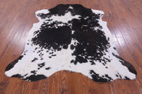 Thumbnail for Black & White Natural Cowhide Rug - Medium 6'7