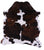 Brindle Natural Cowhide Rug - Medium 6'6"H x 6'1"W