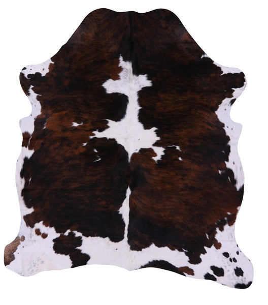 Brindle Natural Cowhide Rug - Medium 6'6"H x 6'1"W