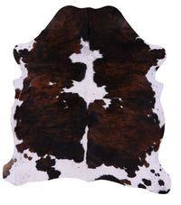 Thumbnail for Brindle Natural Cowhide Rug - Medium 6'6