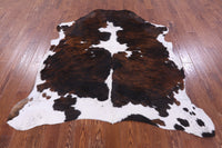 Thumbnail for Brindle Natural Cowhide Rug - Medium 6'6