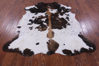 Thumbnail for Tricolor Natural Cowhide Rug - Medium 6'4