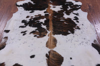 Thumbnail for Tricolor Natural Cowhide Rug - Medium 6'4