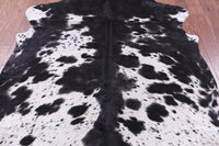 Thumbnail for Black & White Natural Cowhide Rug - Medium 6'9