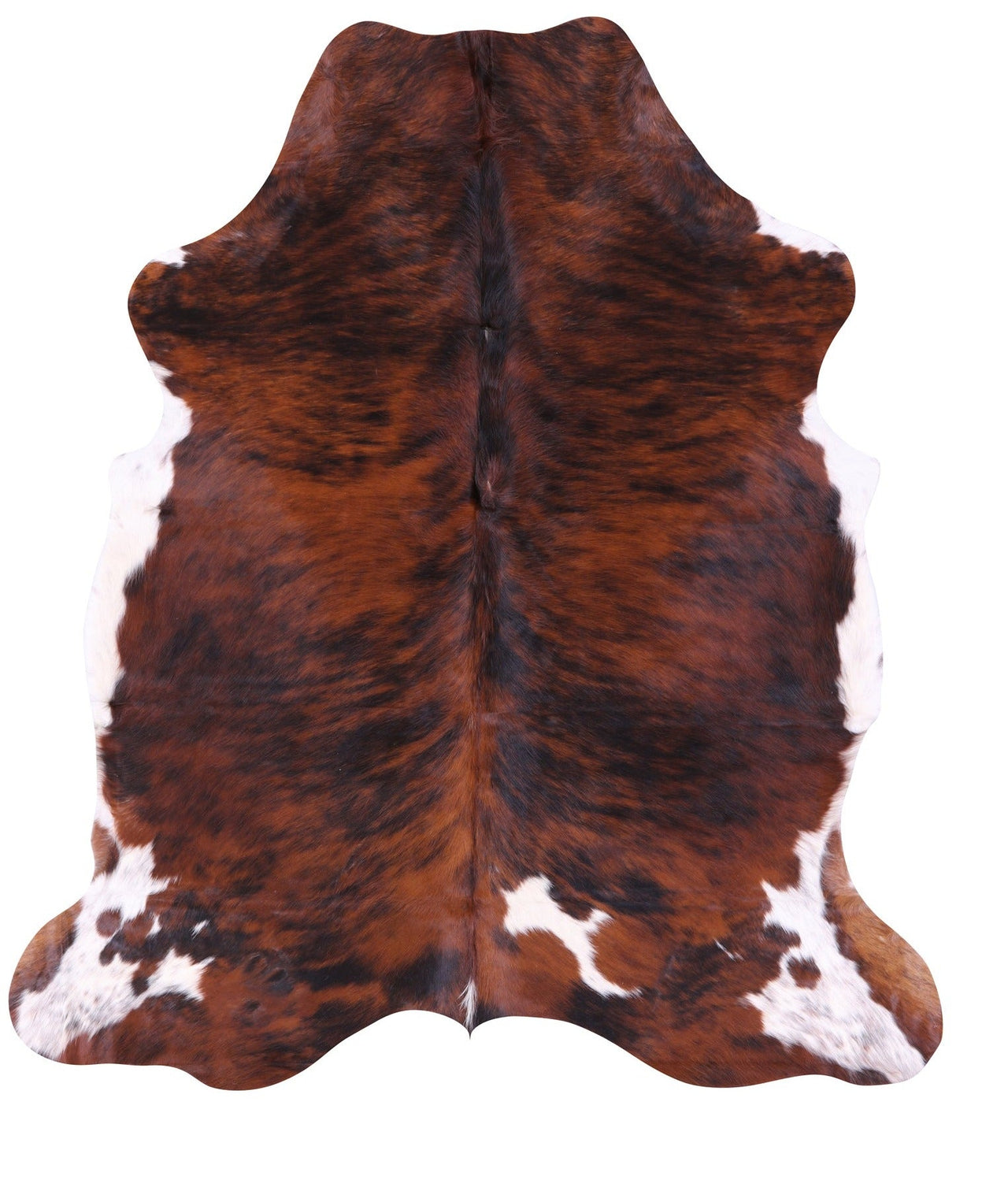 Brindle Natural Cowhide Rug - XLarge 7'1"H x 6'2"W