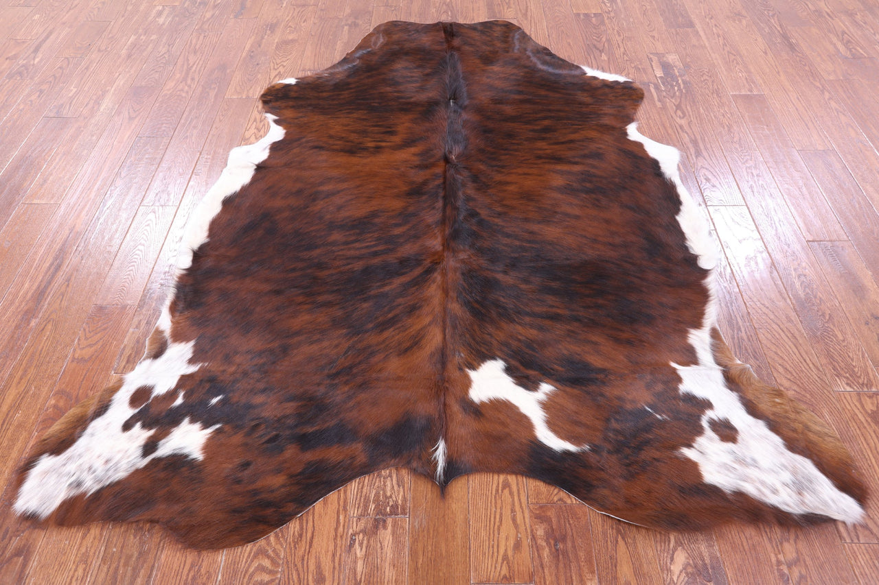 Brindle Natural Cowhide Rug - XLarge 7'1"H x 6'2"W