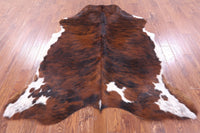 Thumbnail for Brindle Natural Cowhide Rug - XLarge 7'1