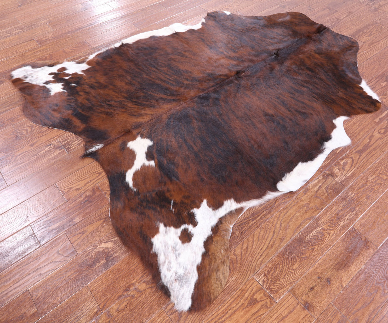 Brindle Natural Cowhide Rug - XLarge 7'1"H x 6'2"W