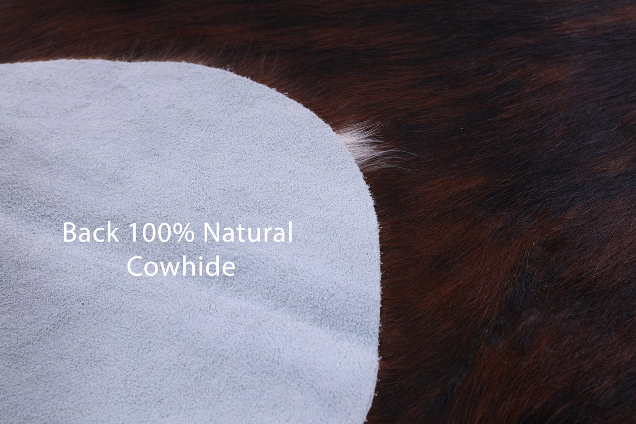 Brindle Natural Cowhide Rug - XLarge 7'1"H x 6'2"W