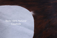 Thumbnail for Brindle Natural Cowhide Rug - XLarge 7'1