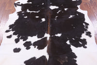 Thumbnail for Black & White Natural Cowhide Rug - Large 6'5