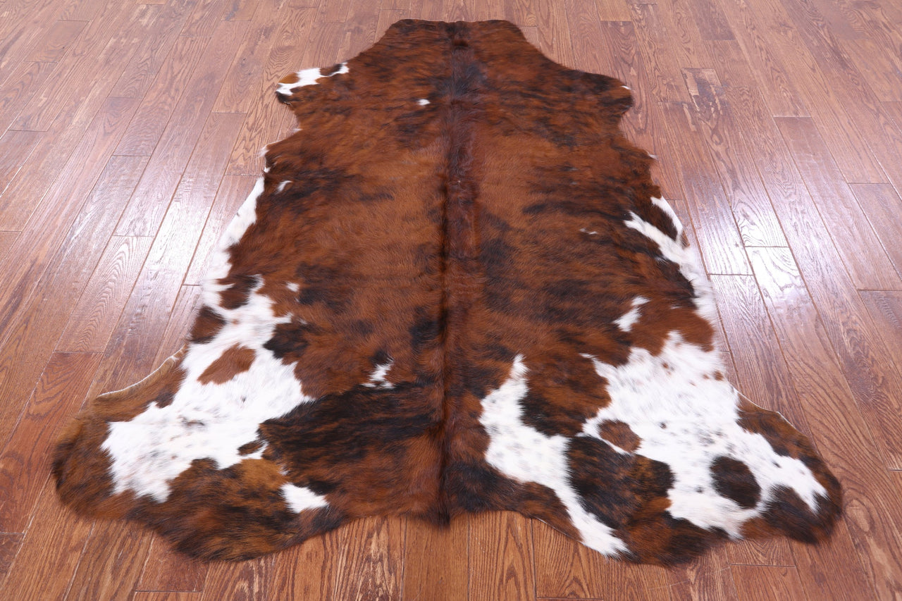 Tricolor Natural Cowhide Rug - Large 6'9"H x 5'7"W