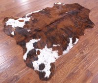 Thumbnail for Tricolor Natural Cowhide Rug - Large 6'9