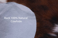 Thumbnail for Tricolor Natural Cowhide Rug - Large 6'9