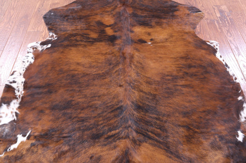 Tricolor Natural Cowhide Rug - Large 6'6