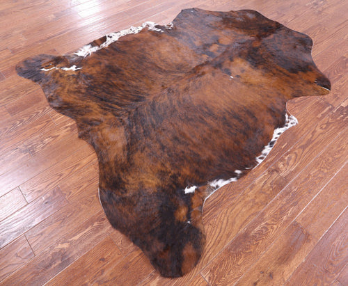 Tricolor Natural Cowhide Rug - Large 6'6