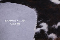 Thumbnail for Black & White Natural Cowhide Rug - Large 6'8