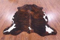 Thumbnail for Tricolor Natural Cowhide Rug - Large 6'7