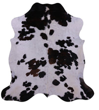 Thumbnail for Black & White Natural Cowhide Rug - Large 6'11