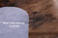 Thumbnail for Brindle Natural Cowhide Rug - Large 6'11