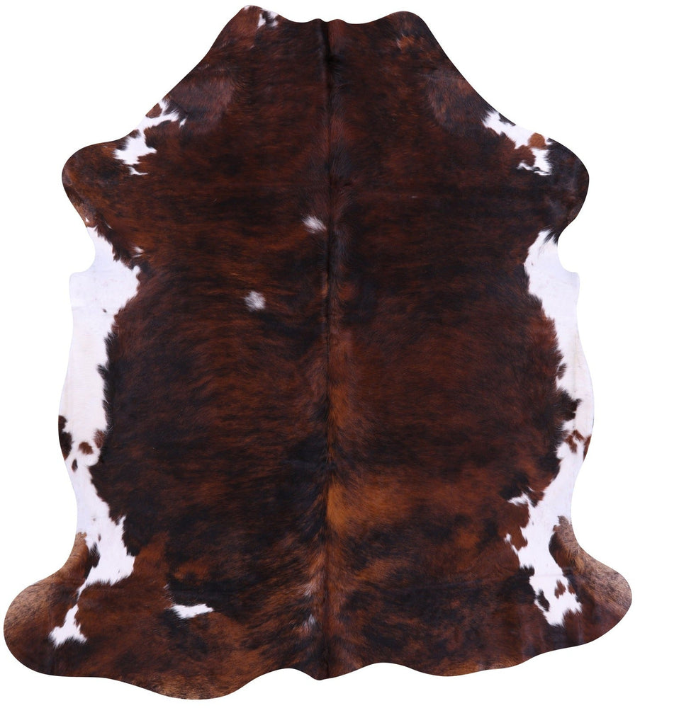 Tricolor Natural Cowhide Rug - X-Large 7'0"H x 6'5"W