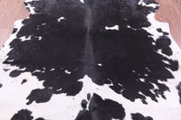 Thumbnail for Black & White Natural Cowhide Rug - Large 6'11