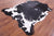 Black & White Natural Cowhide Rug - Large 6'11"H x 6'1"W