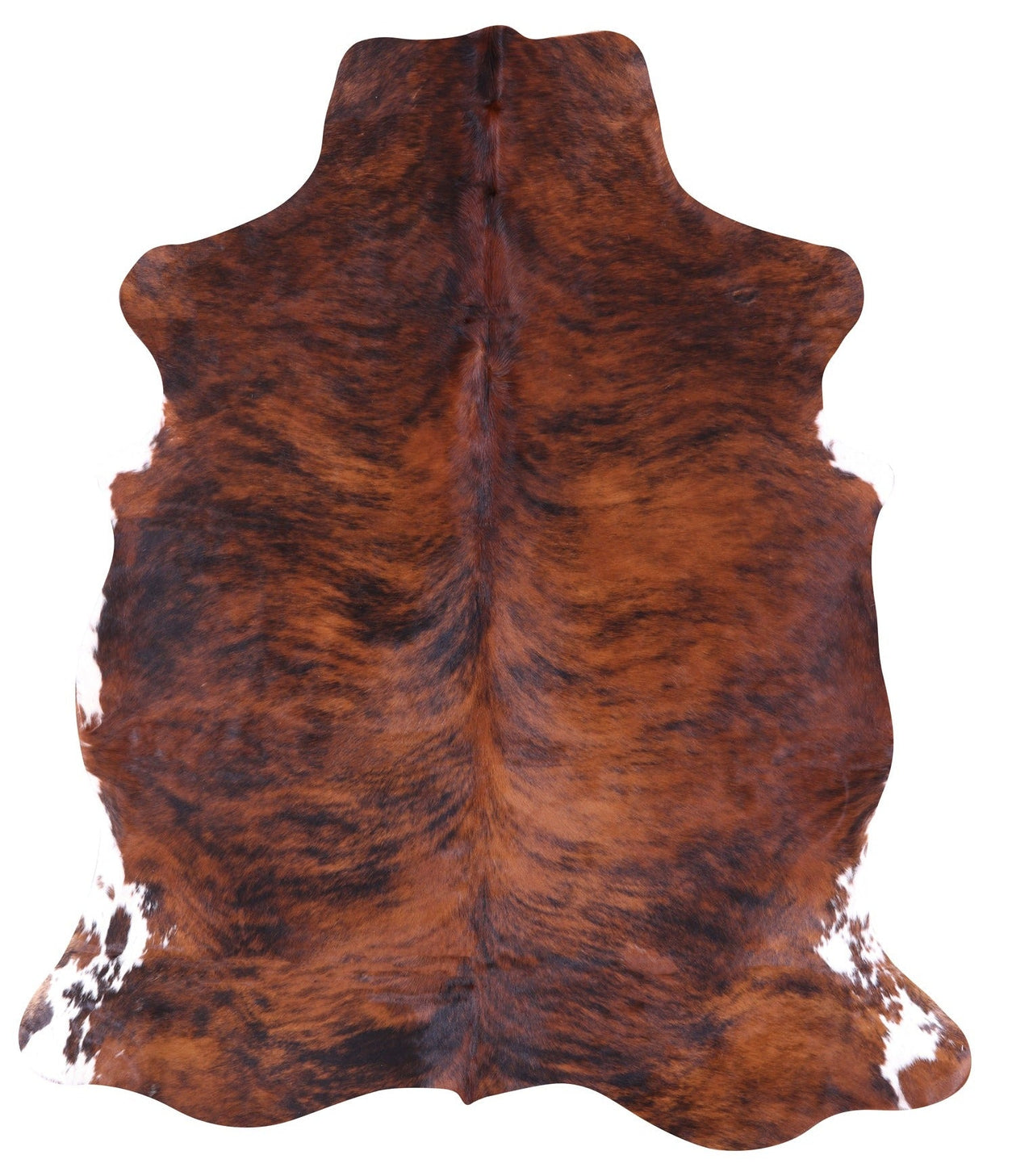 Brindle Natural Cowhide Rug - Large 6'10"H x 6'0"W