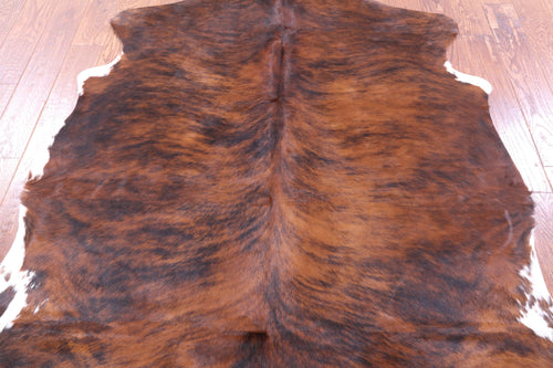 Brindle Natural Cowhide Rug - Large 6'10