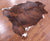 Brindle Natural Cowhide Rug - Large 6'10"H x 6'0"W
