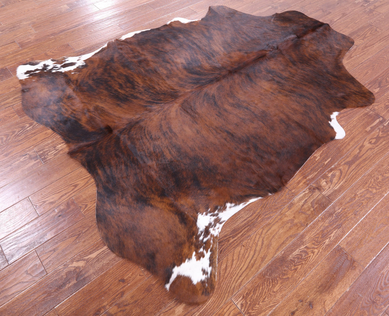 Brindle Natural Cowhide Rug - Large 6'10"H x 6'0"W