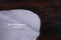 Thumbnail for Brindle Natural Cowhide Rug - Large 6'10