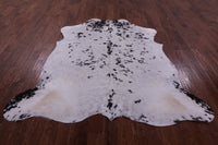 Thumbnail for Black & White Natural Cowhide Rug - Large 6'10