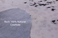 Thumbnail for Black & White Natural Cowhide Rug - Large 6'10