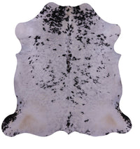 Thumbnail for Black & White Natural Cowhide Rug - Large 6'10