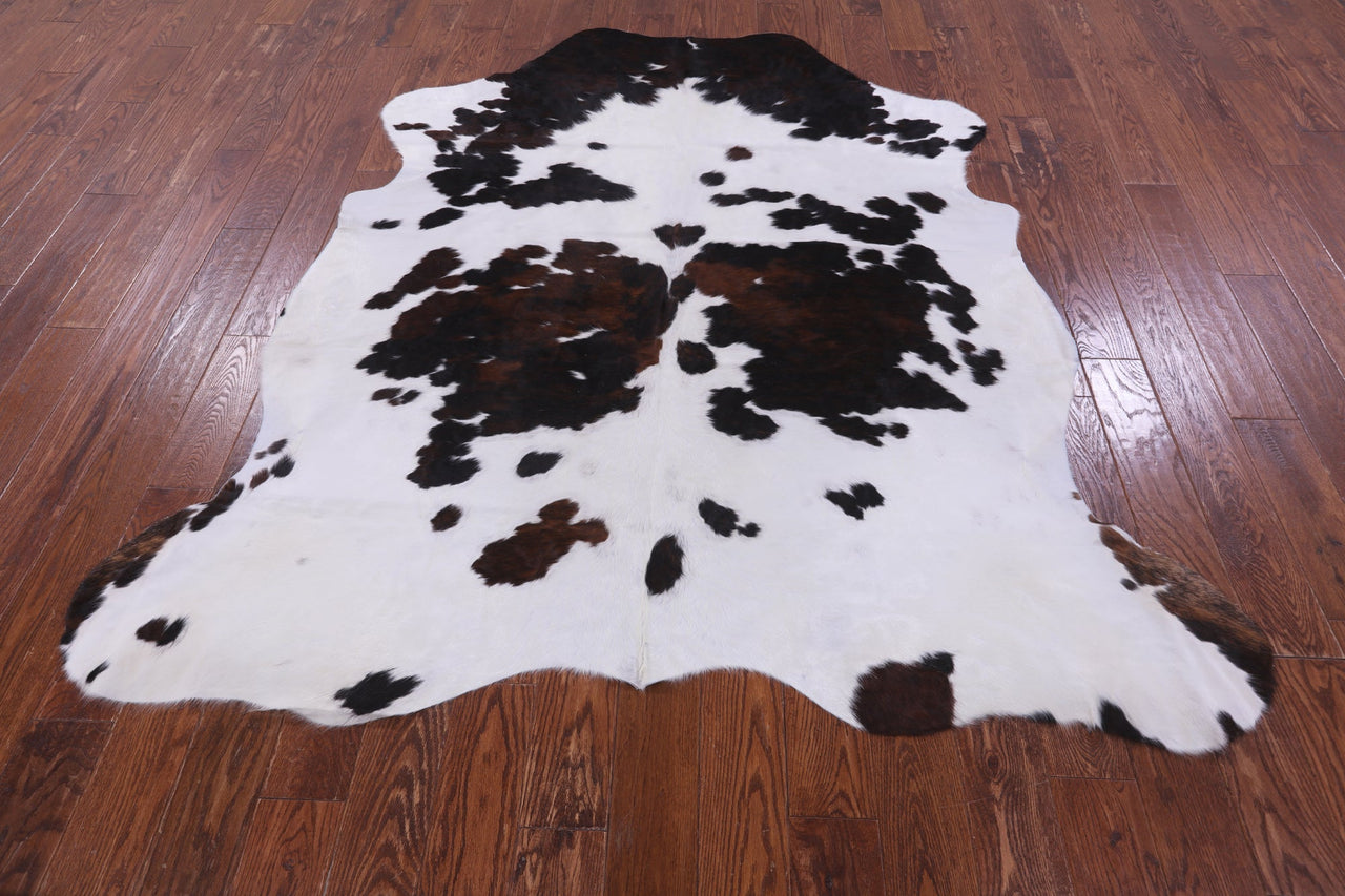Tricolor Natural Cowhide Rug - Large 6'11"H x 6'6"W
