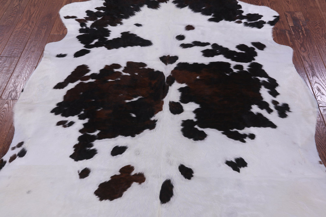 Tricolor Natural Cowhide Rug - Large 6'11"H x 6'6"W