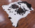Tricolor Natural Cowhide Rug - Large 6'11"H x 6'6"W