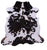Tricolor Natural Cowhide Rug - X-Large 7'1"H x 6'10"W