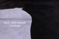 Thumbnail for Tricolor Natural Cowhide Rug - Large 6'11