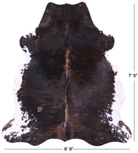 Thumbnail for Brindle Natural Cowhide Rug - XLarge 7'5